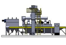江蘇拋丸機除銹設(shè)備 鋁模板拋丸機