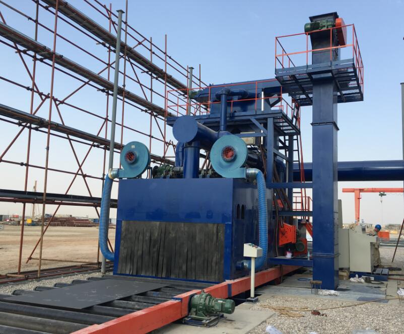 江蘇拋丸機除銹設(shè)備 使用鋼板拋丸機怎么做才能使鋼板表面防腐處理效果好