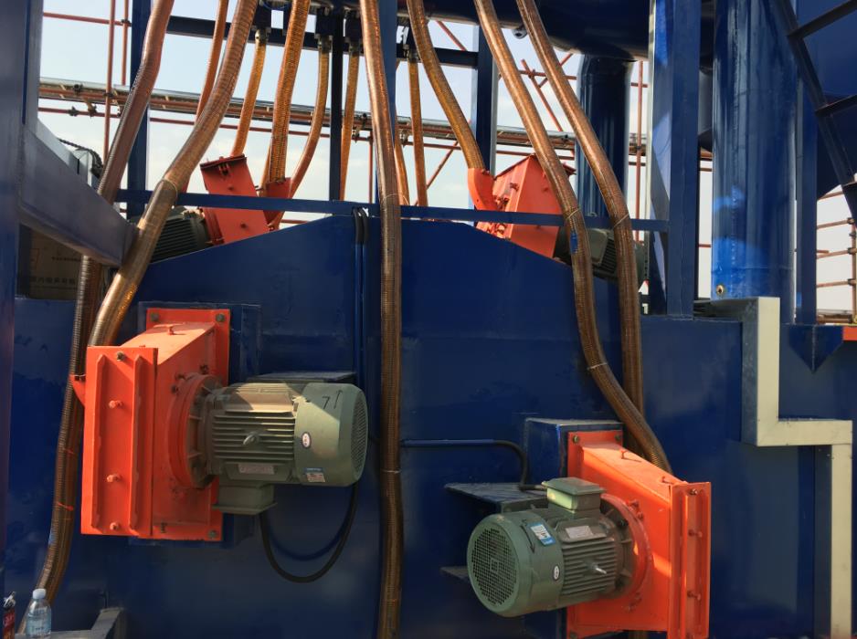 發往徐州通過式拋丸機拋丸器如何調整？